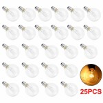 25x G40 Replacement Globe Bulbs for Outdoor Garden String Lights